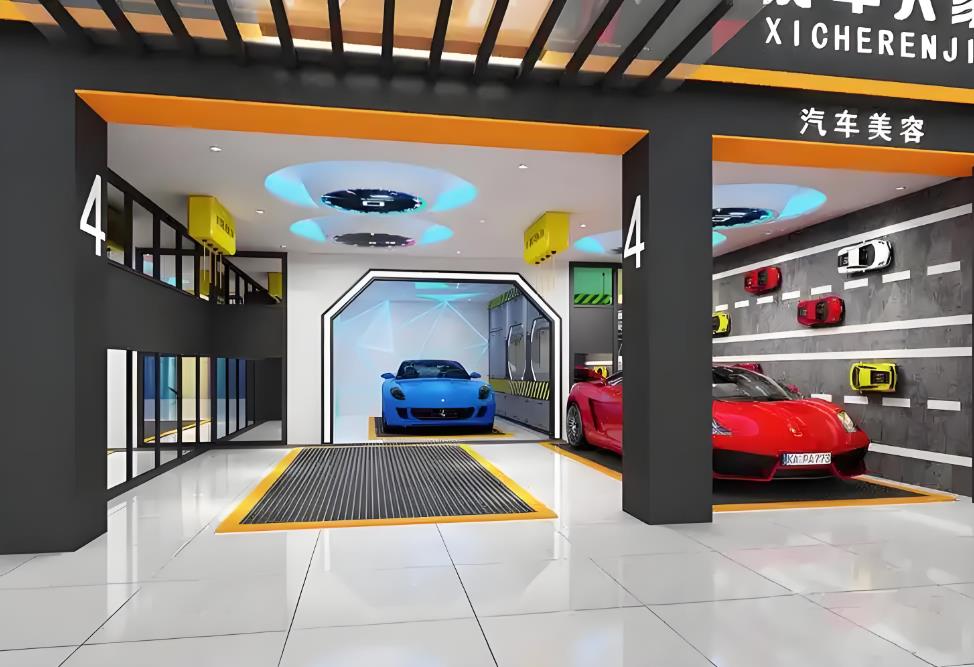 100㎡重慶汽車美容店裝修報價單明細(xì)表